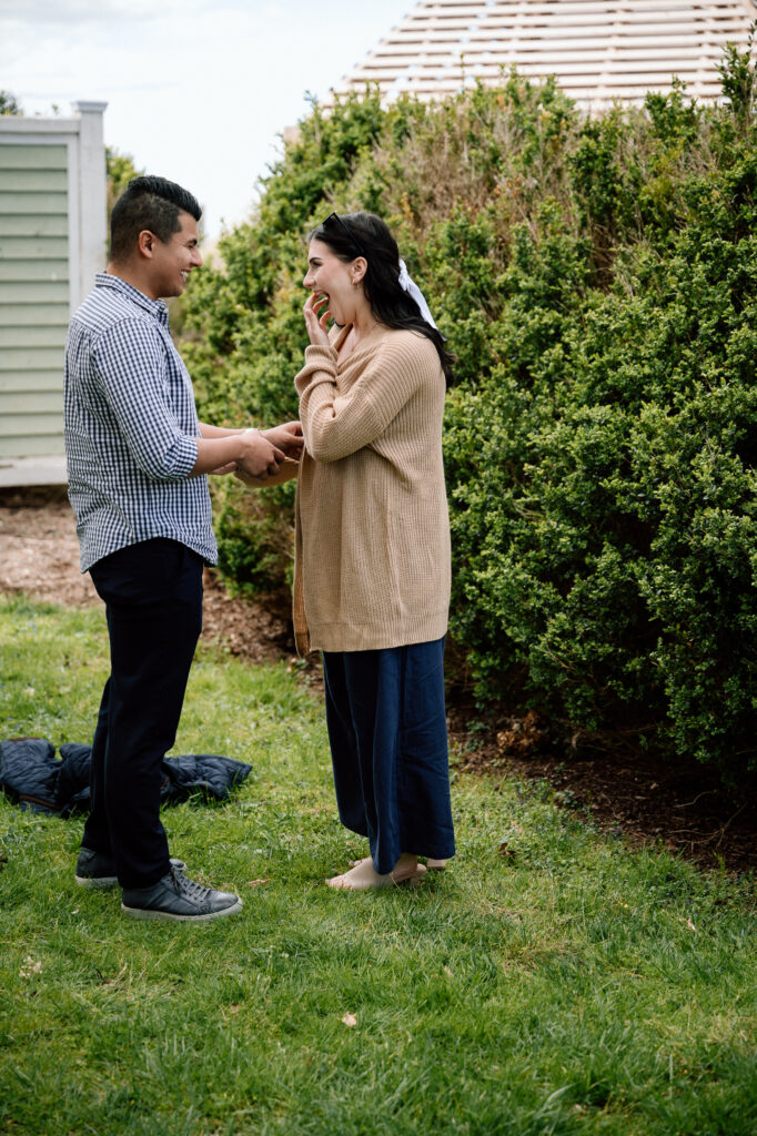 Surprise proposal at The Arboretum in Lexington, Ky