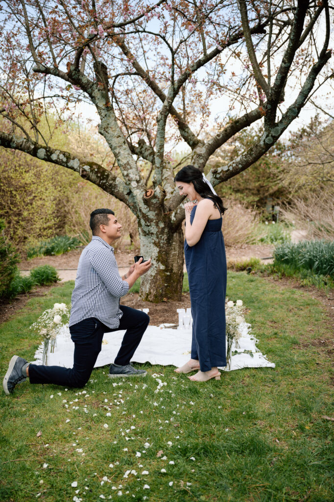 Surprise proposal at The Arboretum in Lexington, Ky