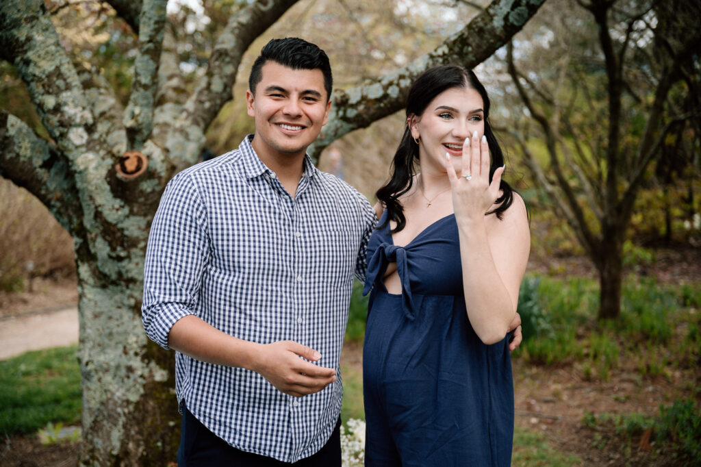 Surprise proposal at The Arboretum in Lexington, Ky