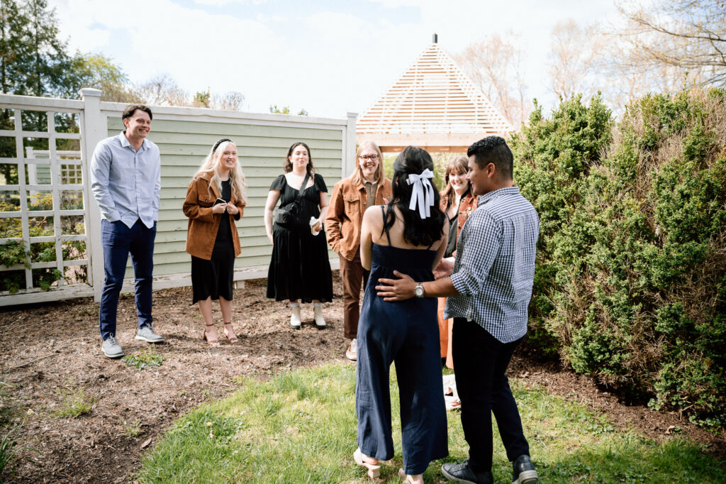 Surprise proposal at The Arboretum in Lexington, Ky