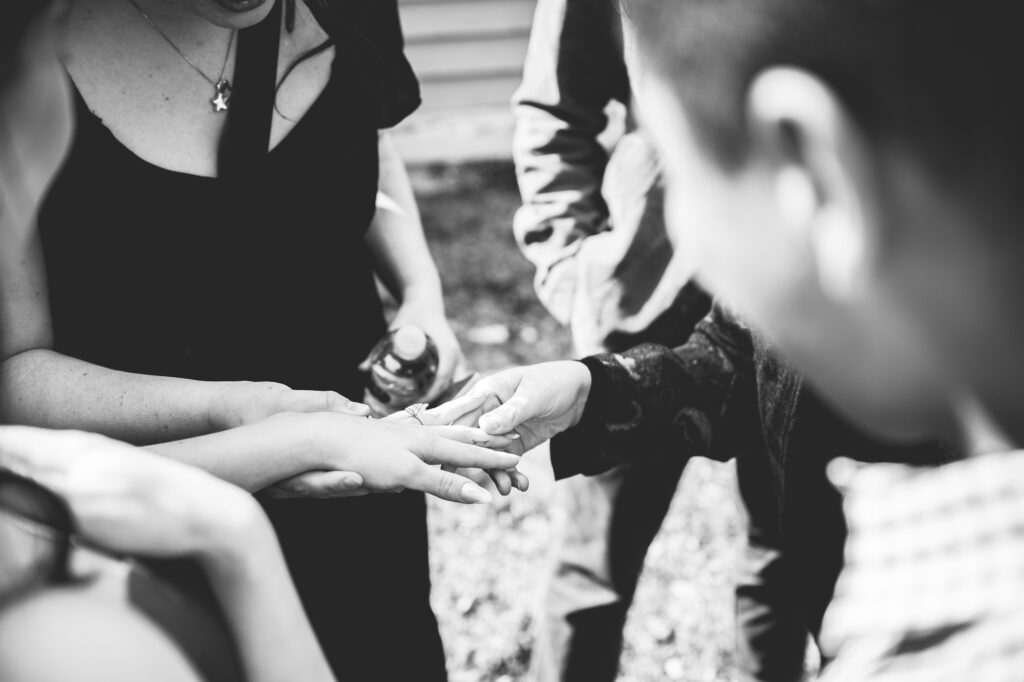 Surprise proposal at The Arboretum in Lexington, Ky