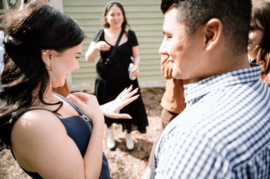 Surprise proposal at The Arboretum in Lexington, Ky