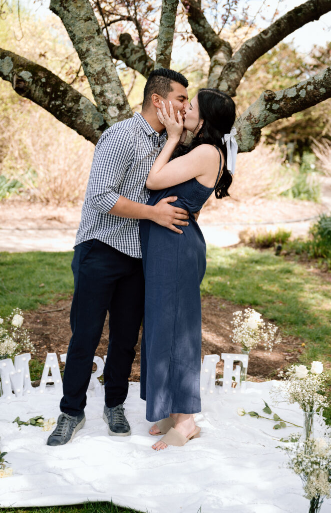 Surprise proposal at The Arboretum in Lexington, Ky