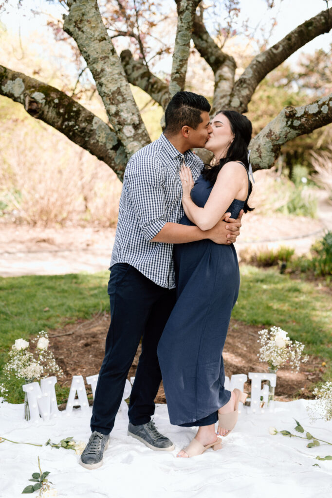 Surprise proposal at The Arboretum in Lexington, Ky