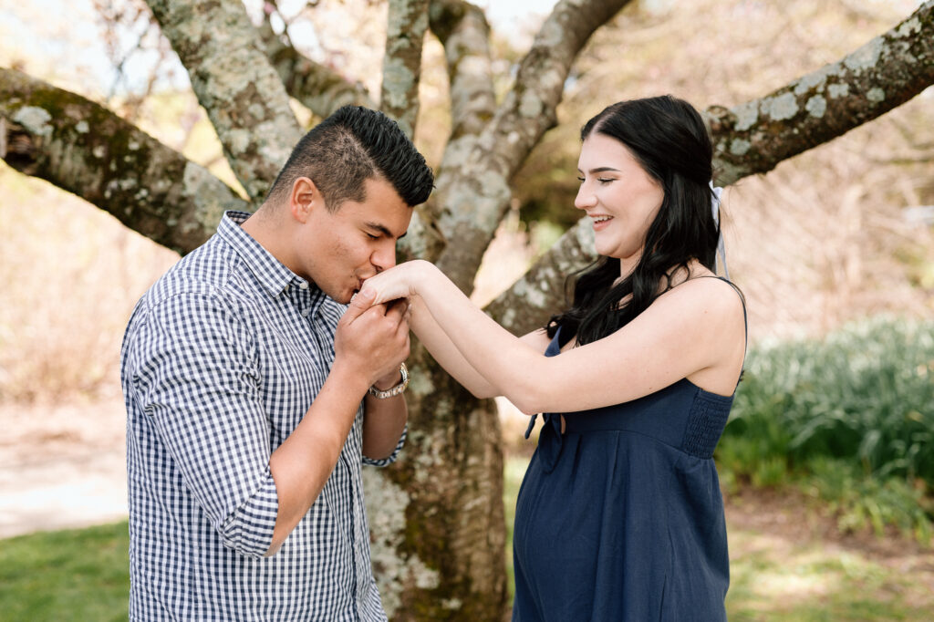 Surprise proposal at The Arboretum in Lexington, Ky