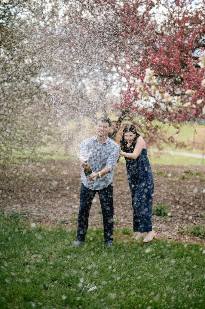 Surprise proposal at The Arboretum in Lexington, Ky