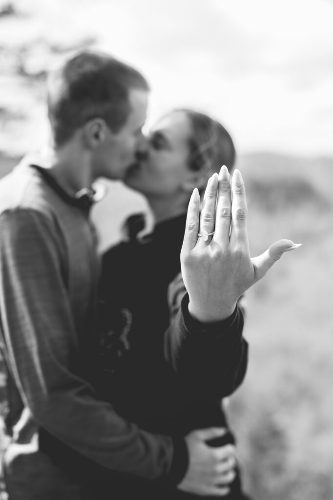 Romantic proposal photography at Red River Gorge – Jake and Mallory’s engagement story."