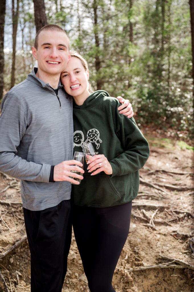 Romantic proposal photography at Red River Gorge – Jake and Mallory’s engagement story."