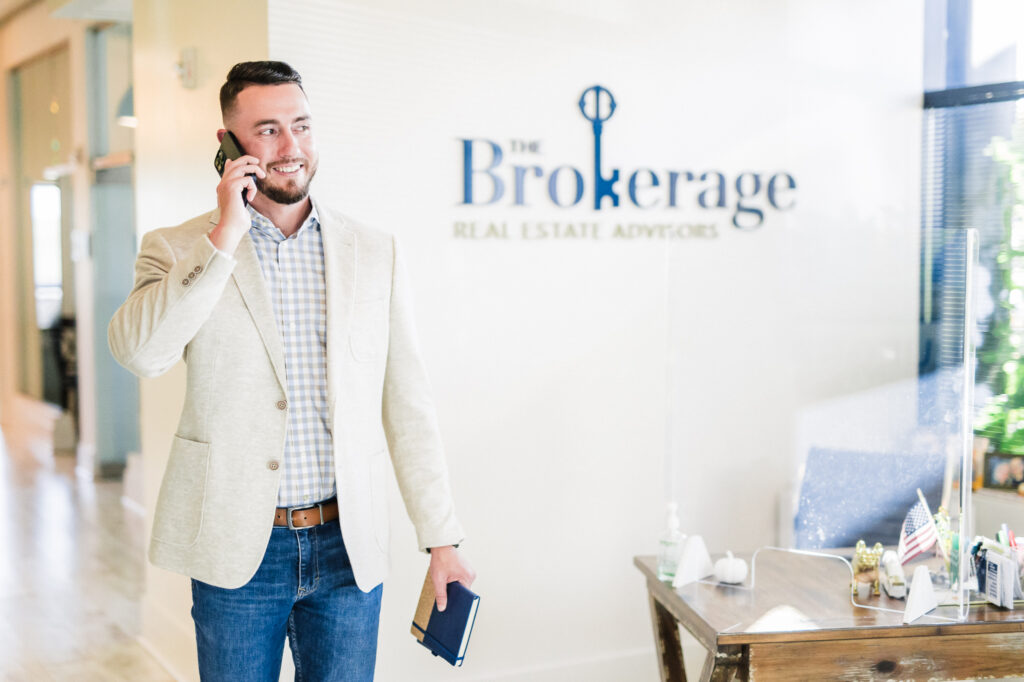 Branding portrait session in Lexington KY with business collateral